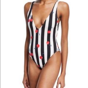 NWT Solid & Striped one piece